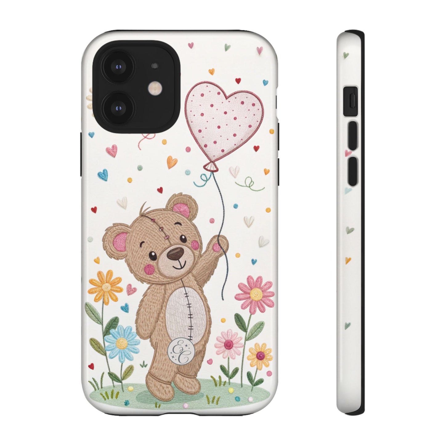 Cute Teddy Bear Tough Phone Case