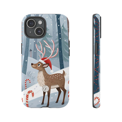 Reindeer in Winter Wonderland Tough Phone Case