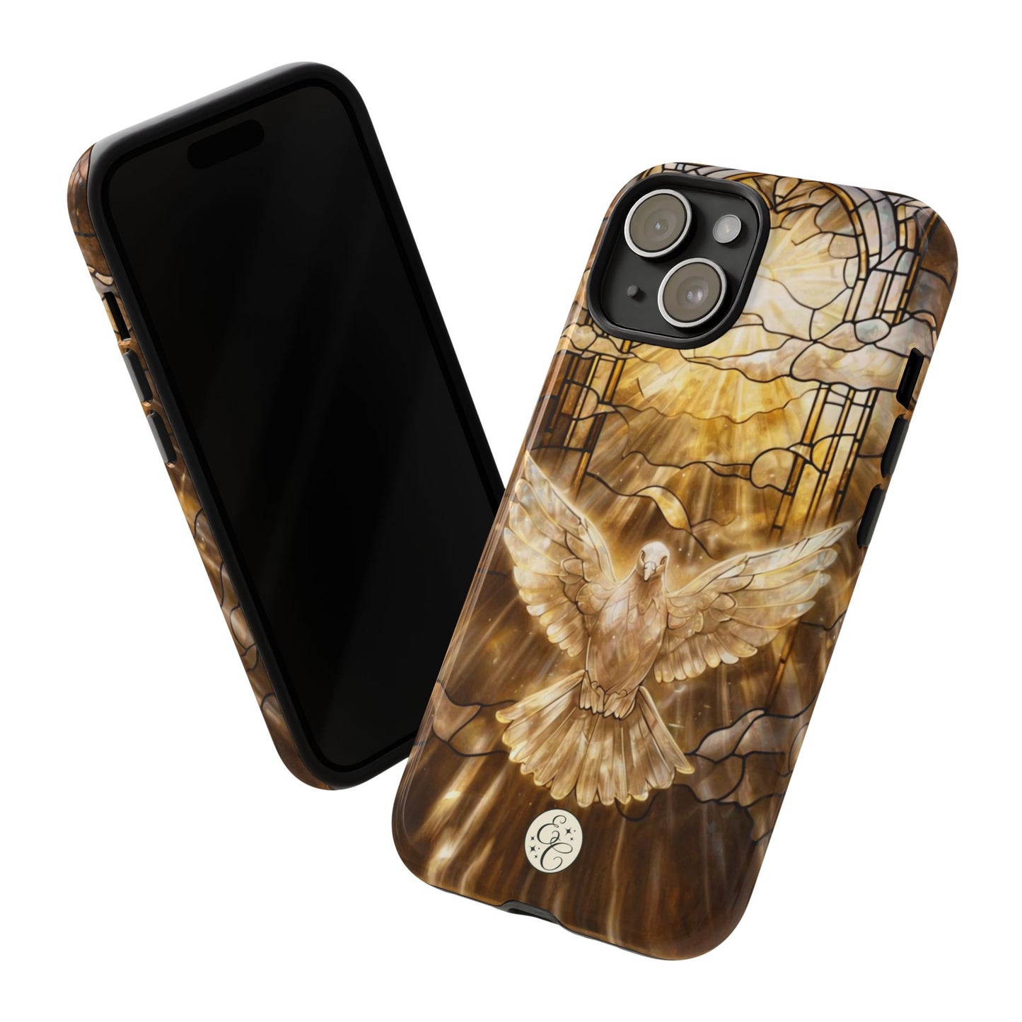 Holy Spirit Stained Glass Tough Phone Case