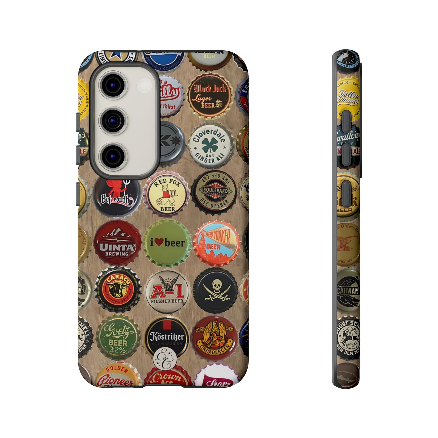 Beer Bottle Caps Tough Phone Case