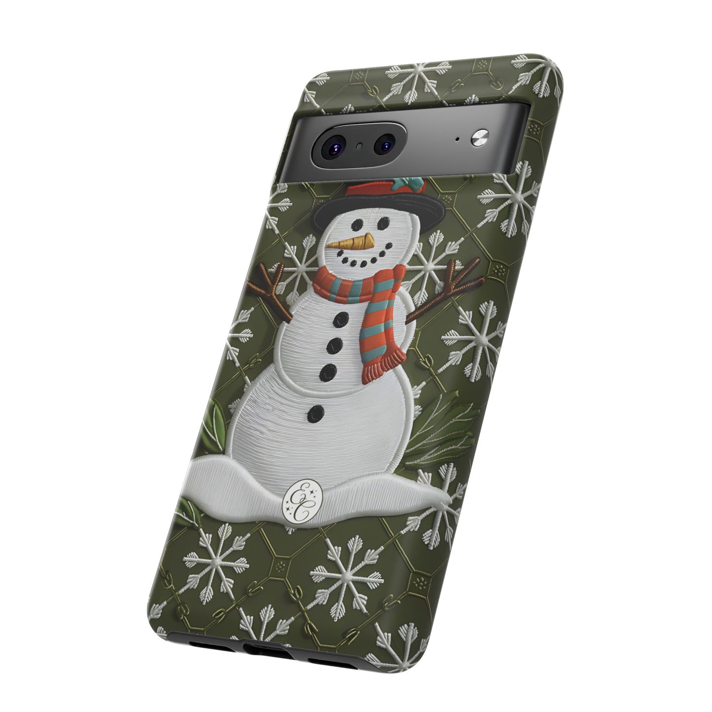 Christmas Snowman Tough Phone Case