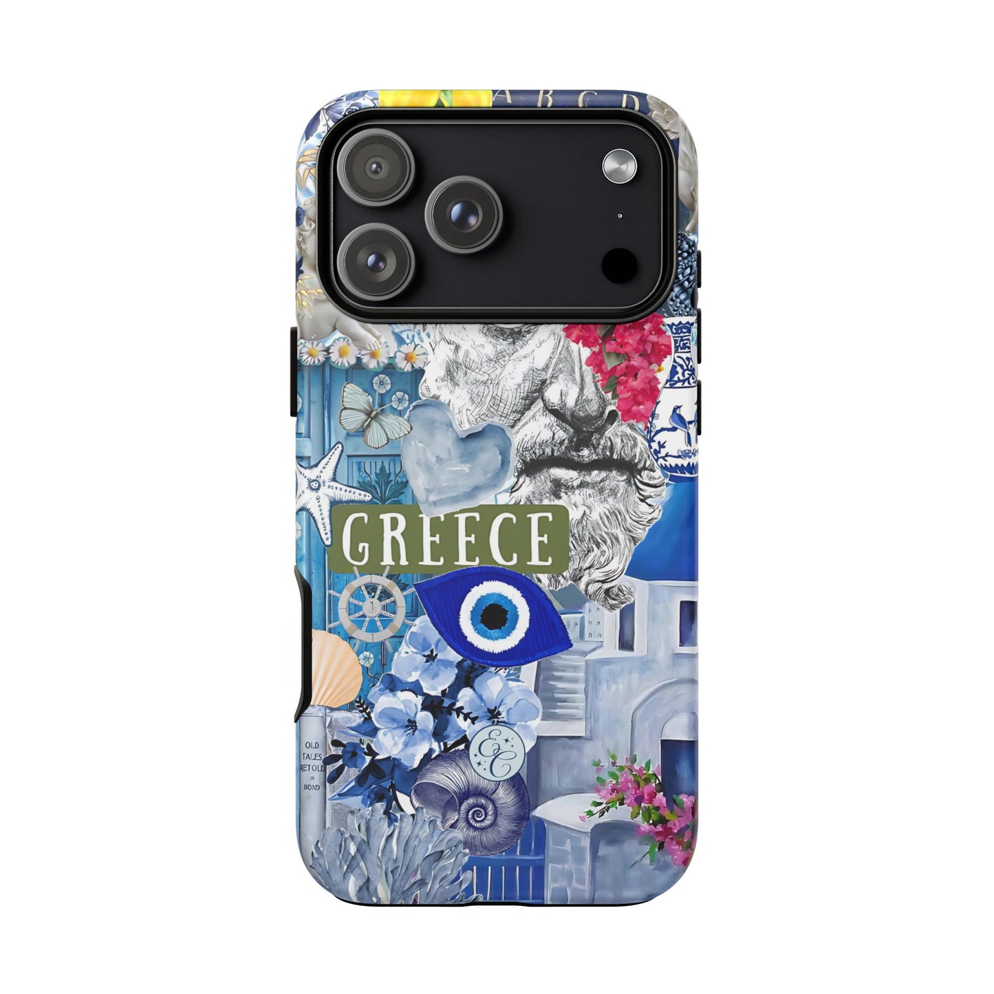 Greek Summer Collage Tough Phone Case