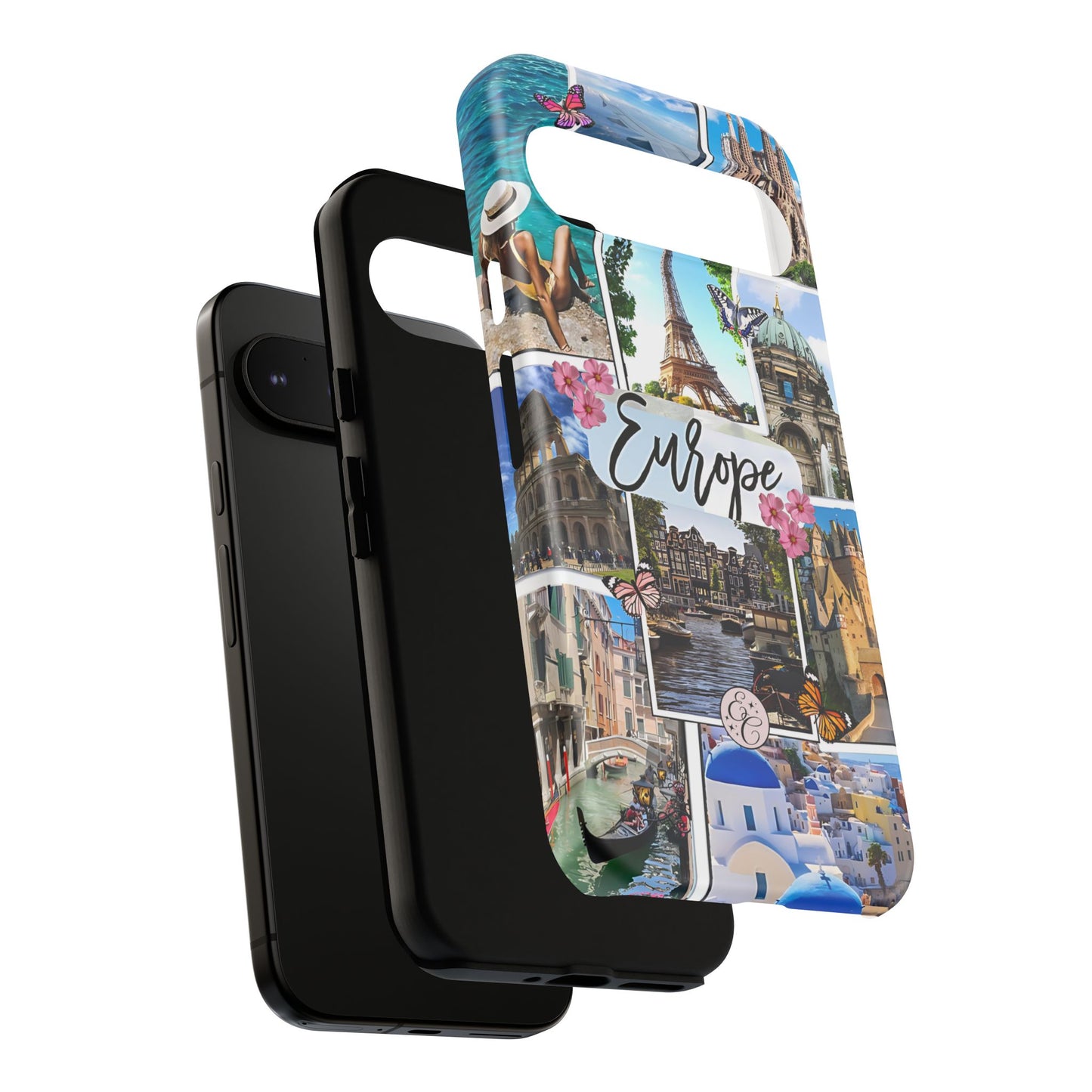 Europe Travel Collage Tough Phone Case