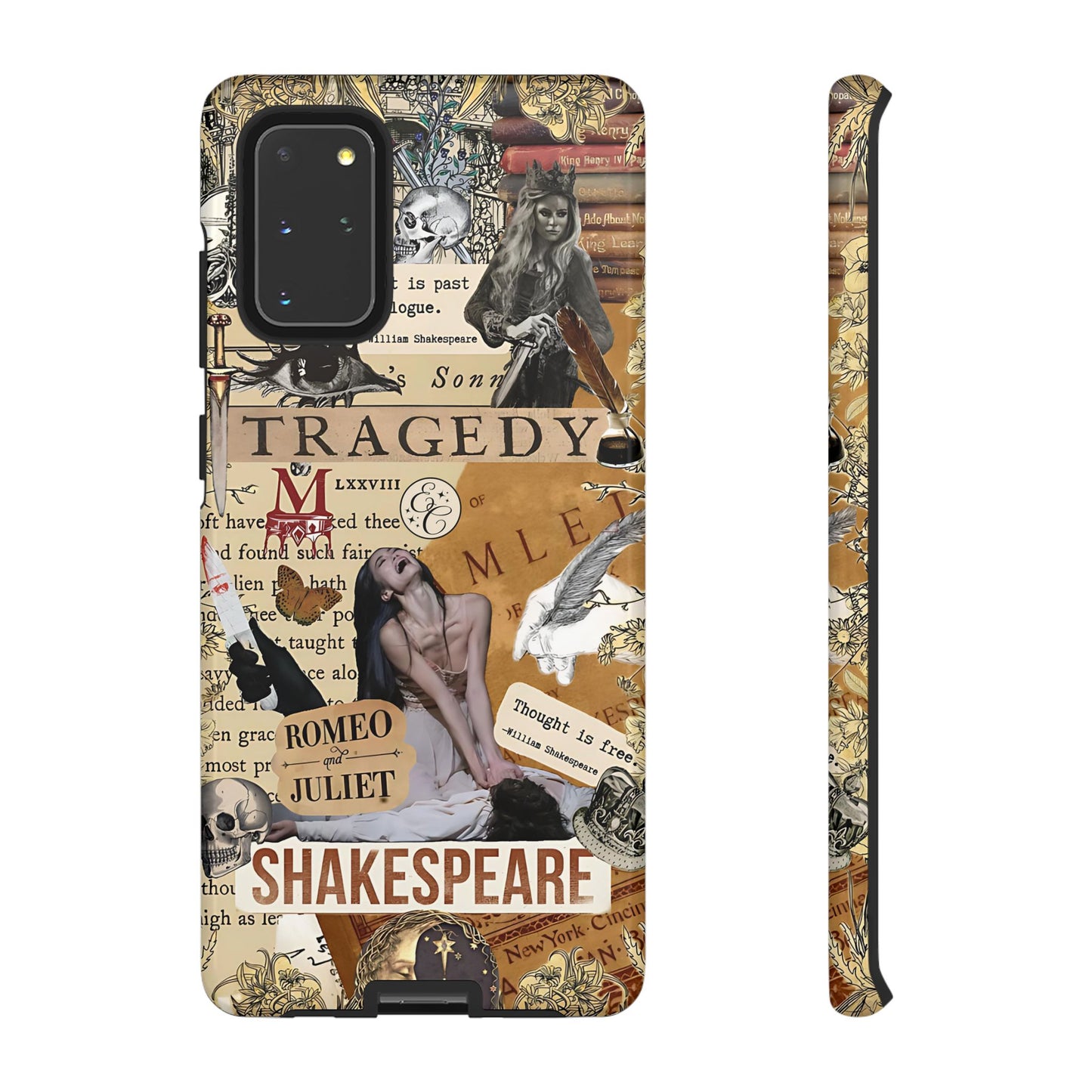 Shakespeare Tragedy Collage Tough Phone Case