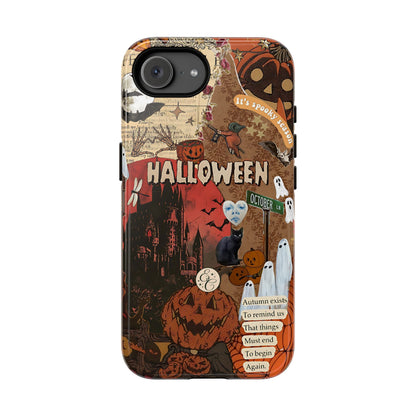 Spooky Season Vintage Collage Phone Case