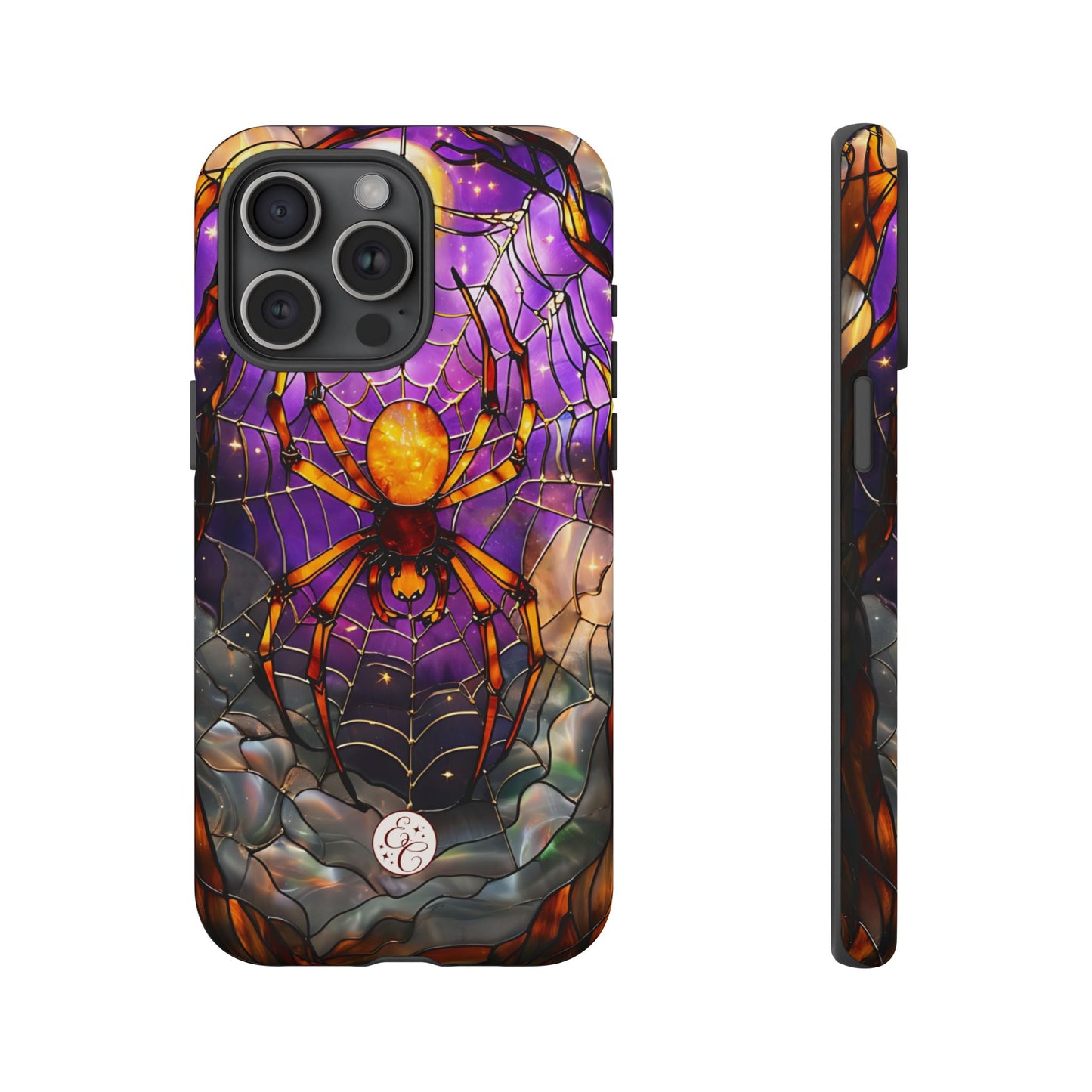 Stained Glass Spider Tough Phone Case