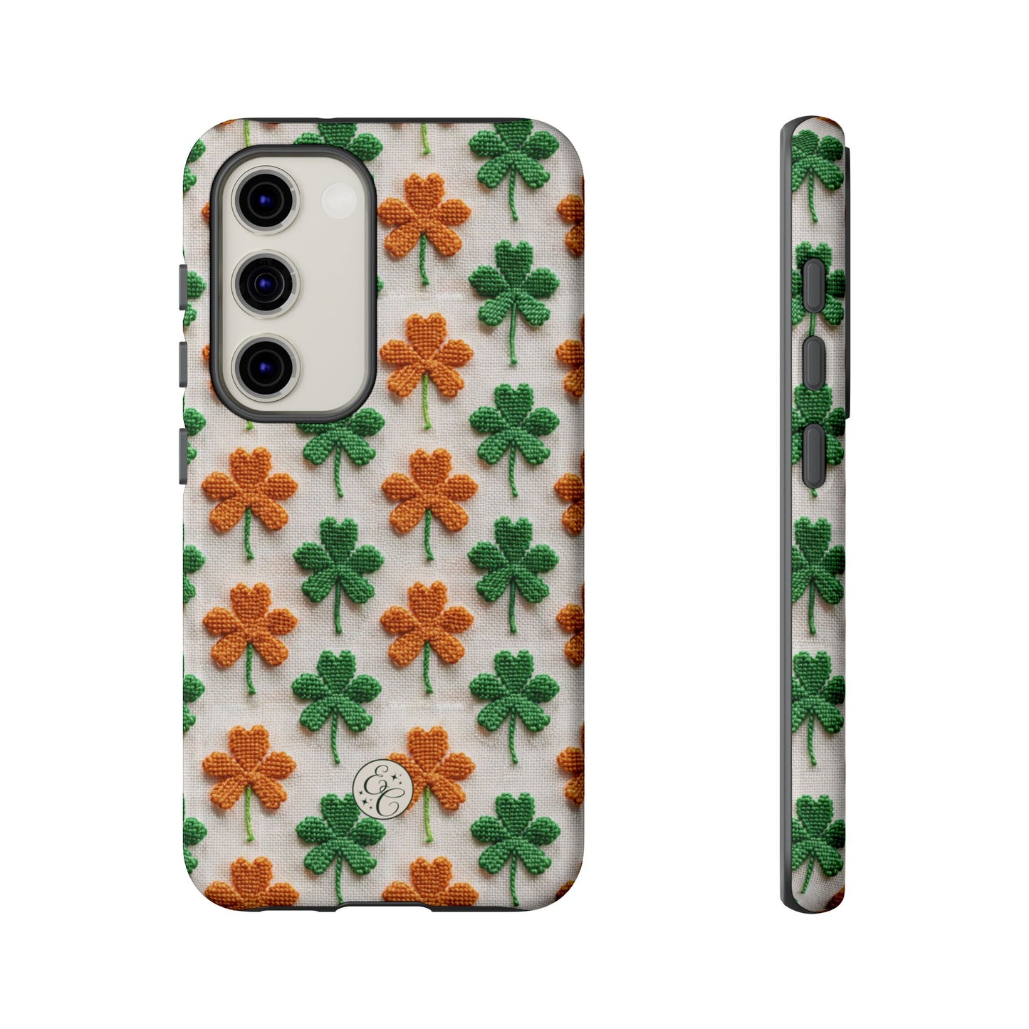 Lucky Shamrock Pattern Tough Phone Case