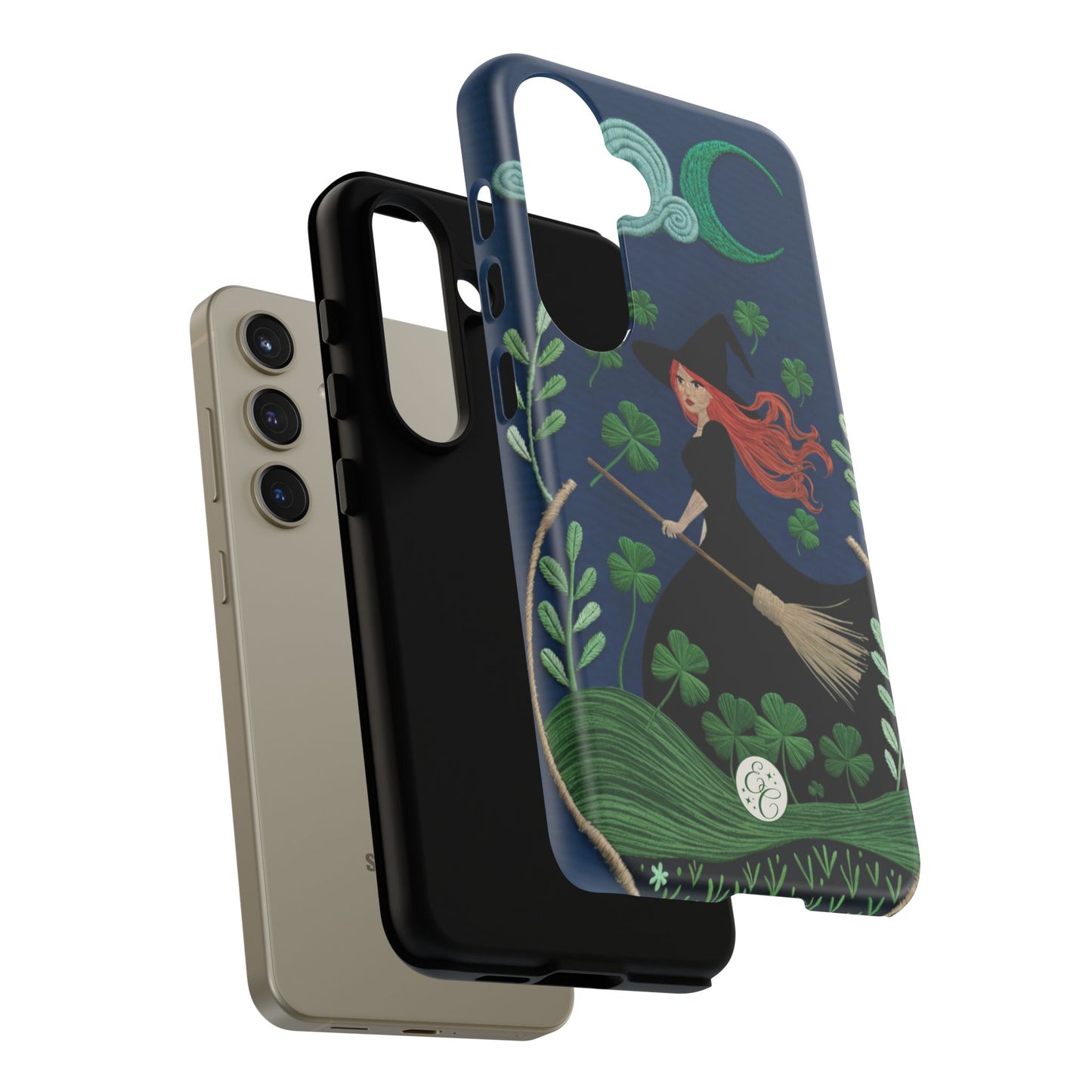 Irish Witch’s Moonlit Stroll Tough Phone Case