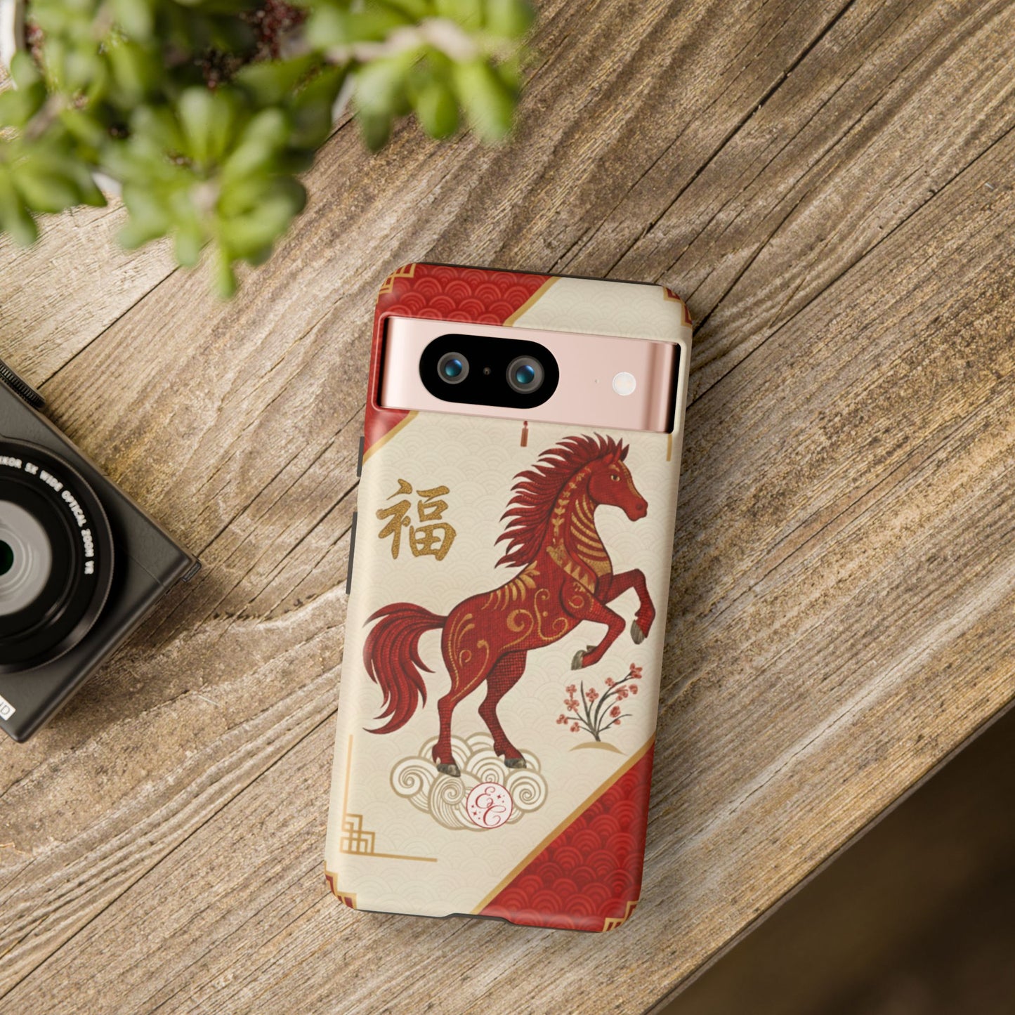 Chinese Zodiac Horse Tough Phone Case