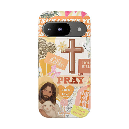 Christian Collage Tough Phone Case
