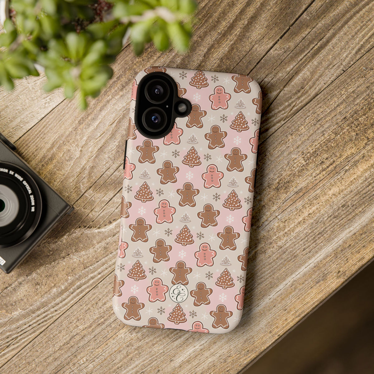 Gingerbread Men & Xmas Tree Pattern Phone Case