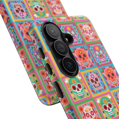 Colorful Sugar Skull Halloween Phone Case