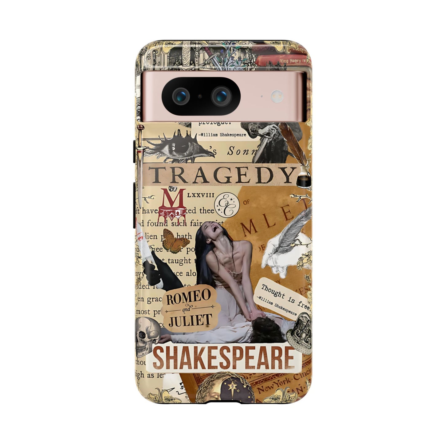 Shakespeare Tragedy Collage Tough Phone Case