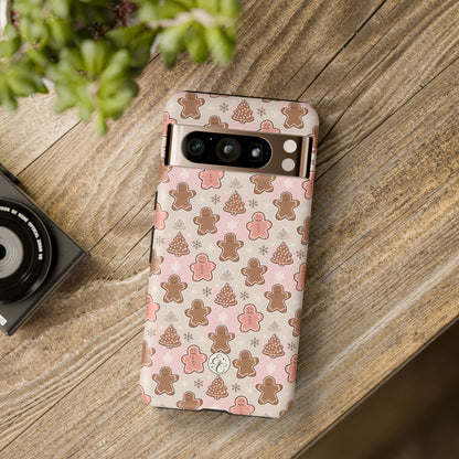 Gingerbread Men & Xmas Tree Pattern Phone Case