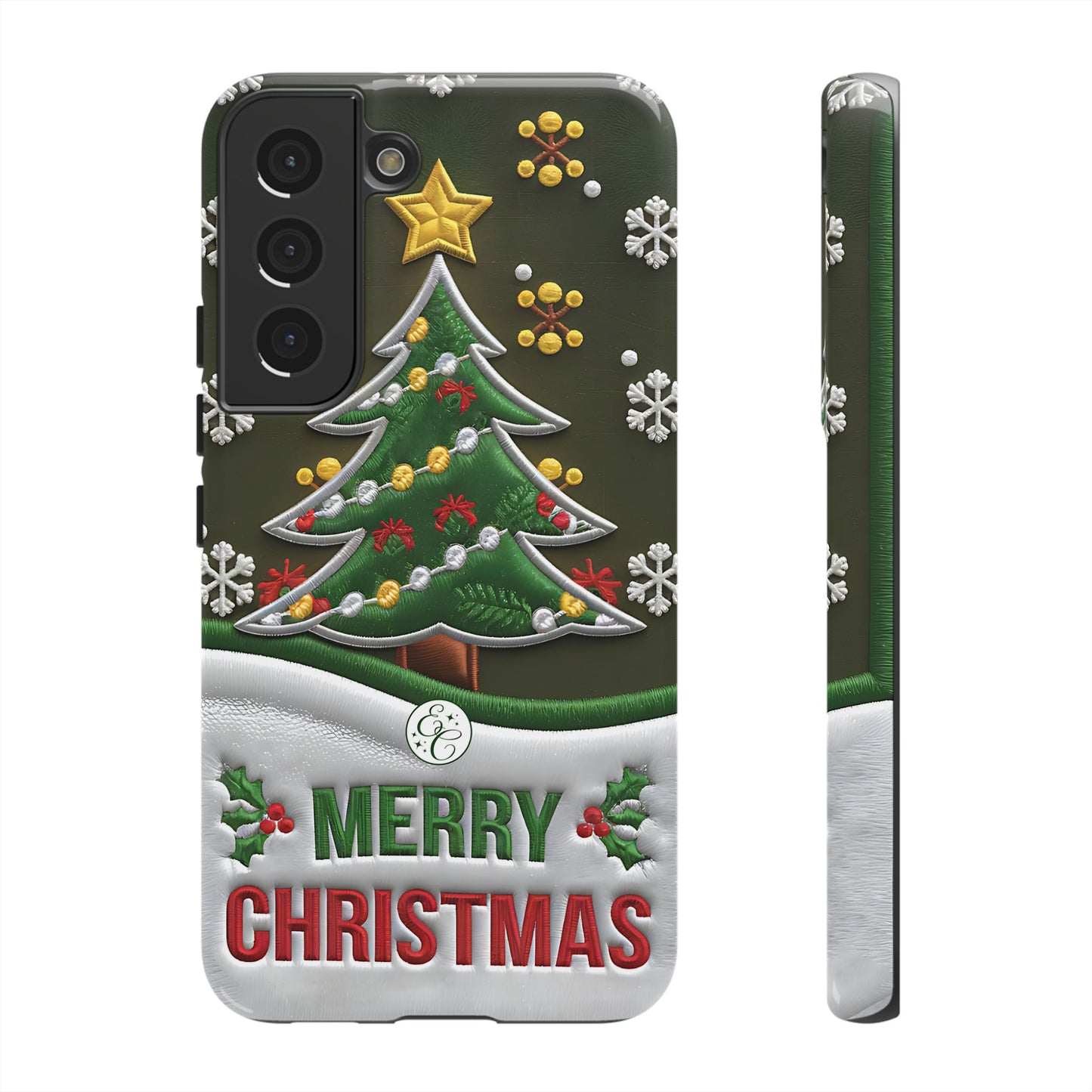 Merry Christmas Tree Tough Phone Case