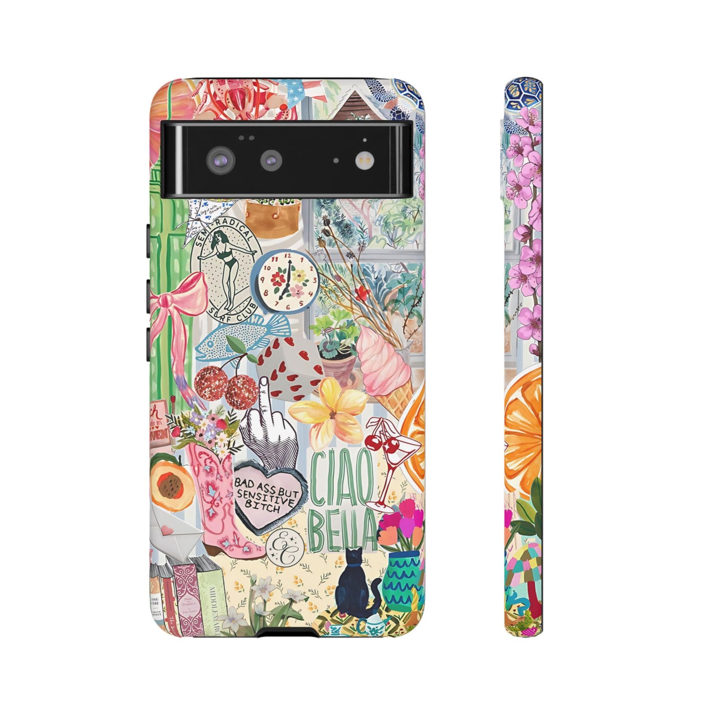 Coquette Art Collage Tough Phone Case