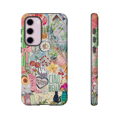 Coquette Art Collage Tough Phone Case