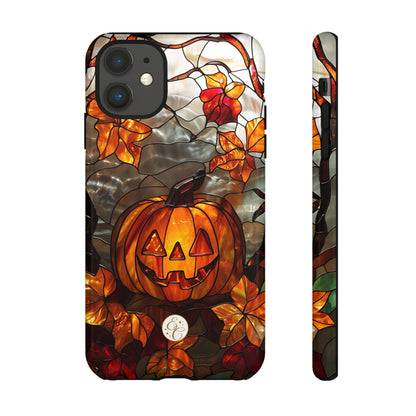 Stained Glass Pumpkin Tough Phone Case