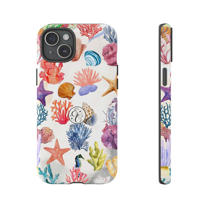 Coral & Sea Shells Tough Phone Case
