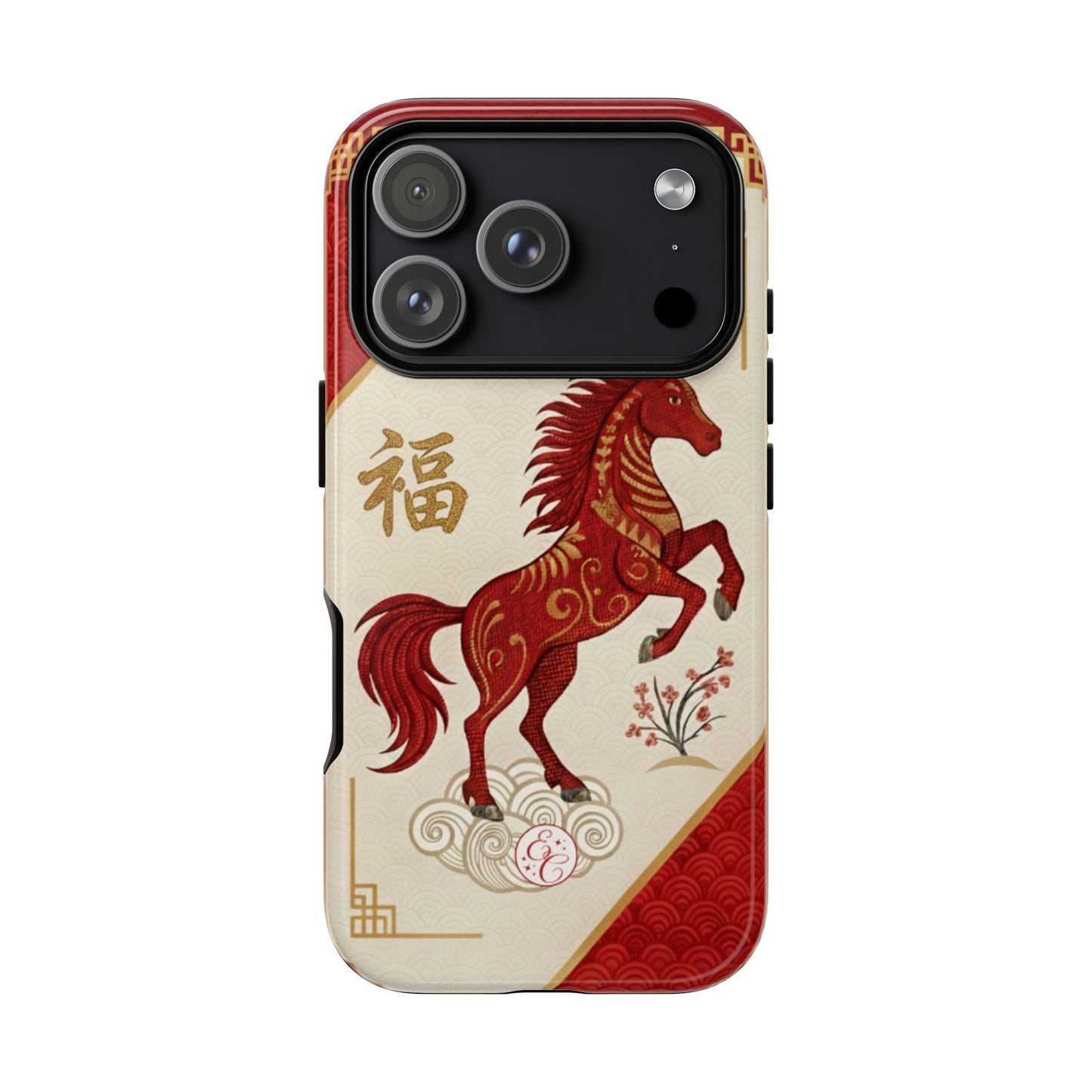 Chinese Zodiac Horse Tough Phone Case