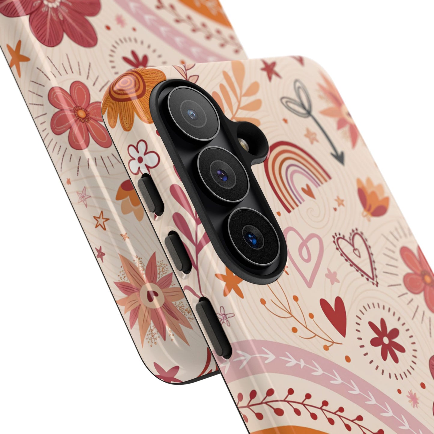 Lesbian Boho Doodle Tough Phone Case