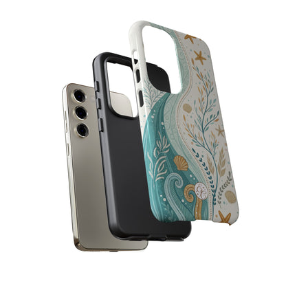 Ocean Boho Doodle Tough Phone Case