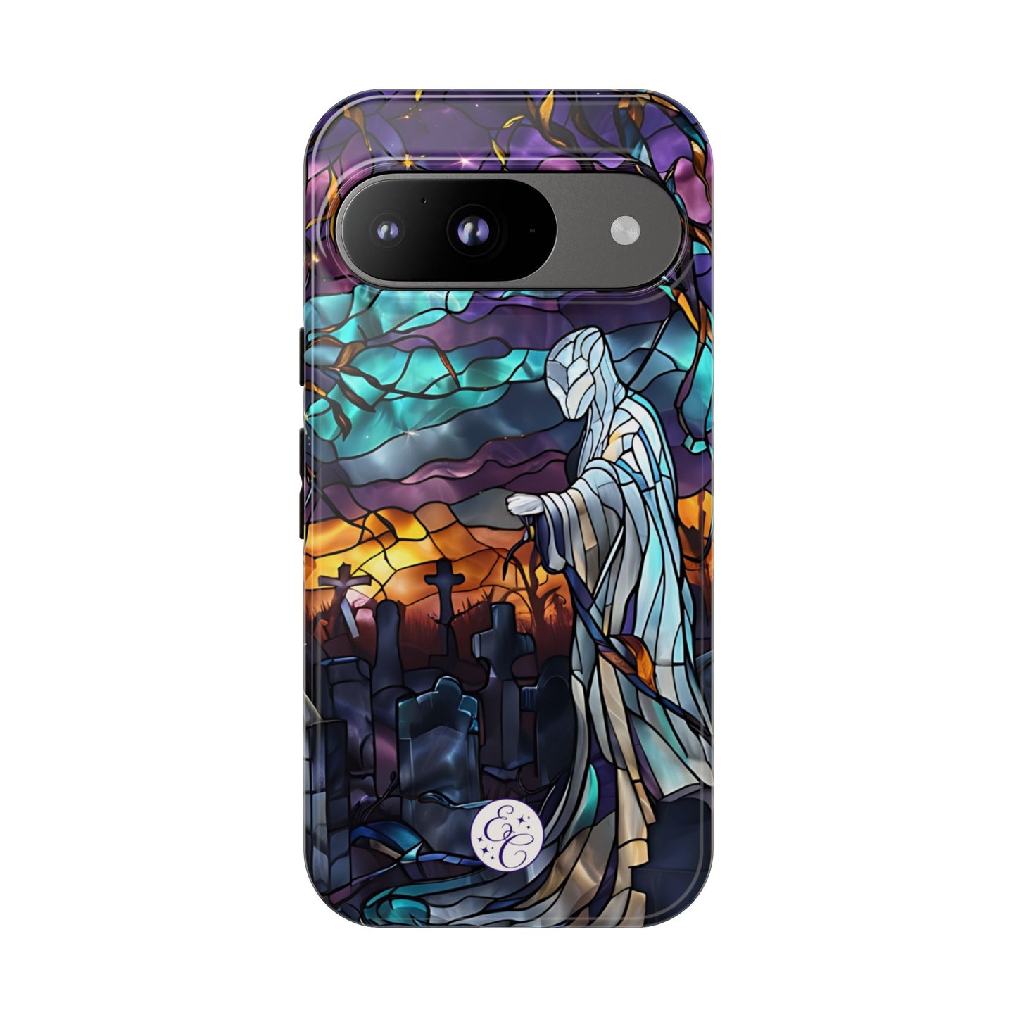 Stained Glass Ghost Tough Phone Case