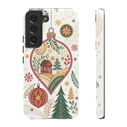 Cozy Christmas Ornament Tough Phone Case