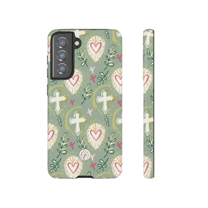 Christian Cross Boho Pattern Tough Phone Case