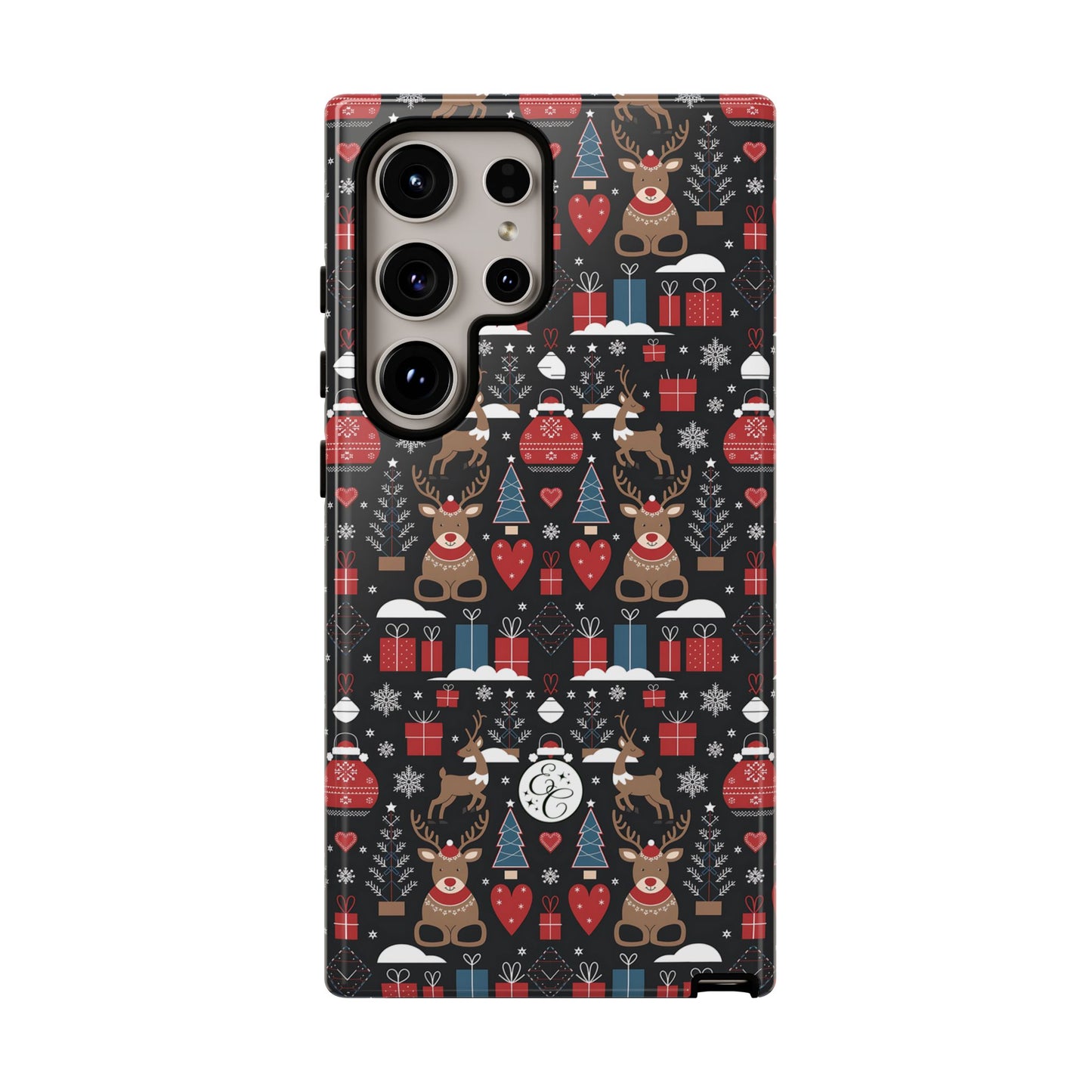 Christmas Holiday Pattern Tough Phone Case