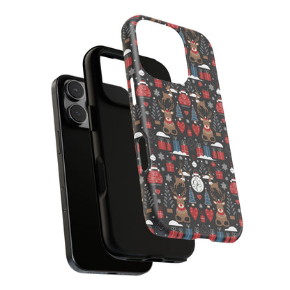 Christmas Holiday Pattern Tough Phone Case