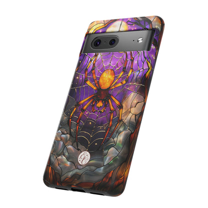 Stained Glass Spider Tough Phone Case