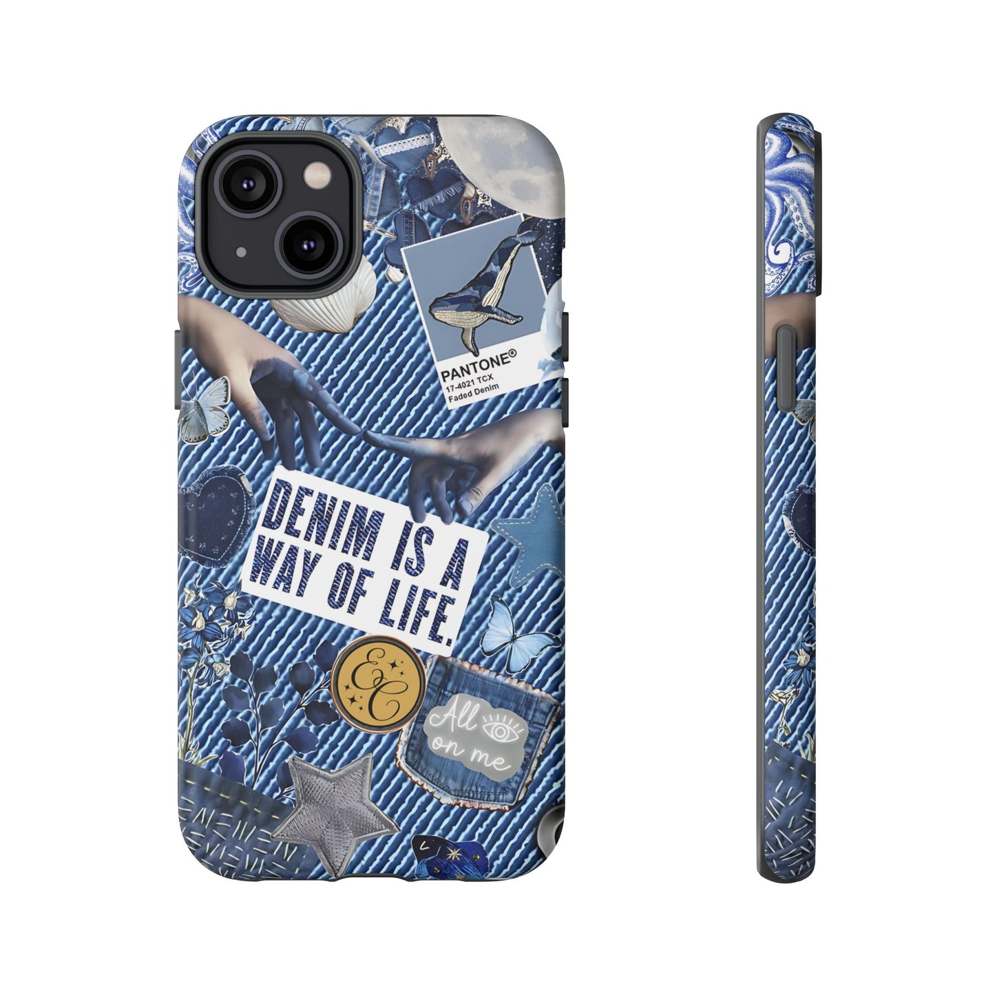 Denim Texture Tough Phone Case