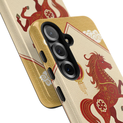 Chinese New Year Lucky Horse Tough Phone Case