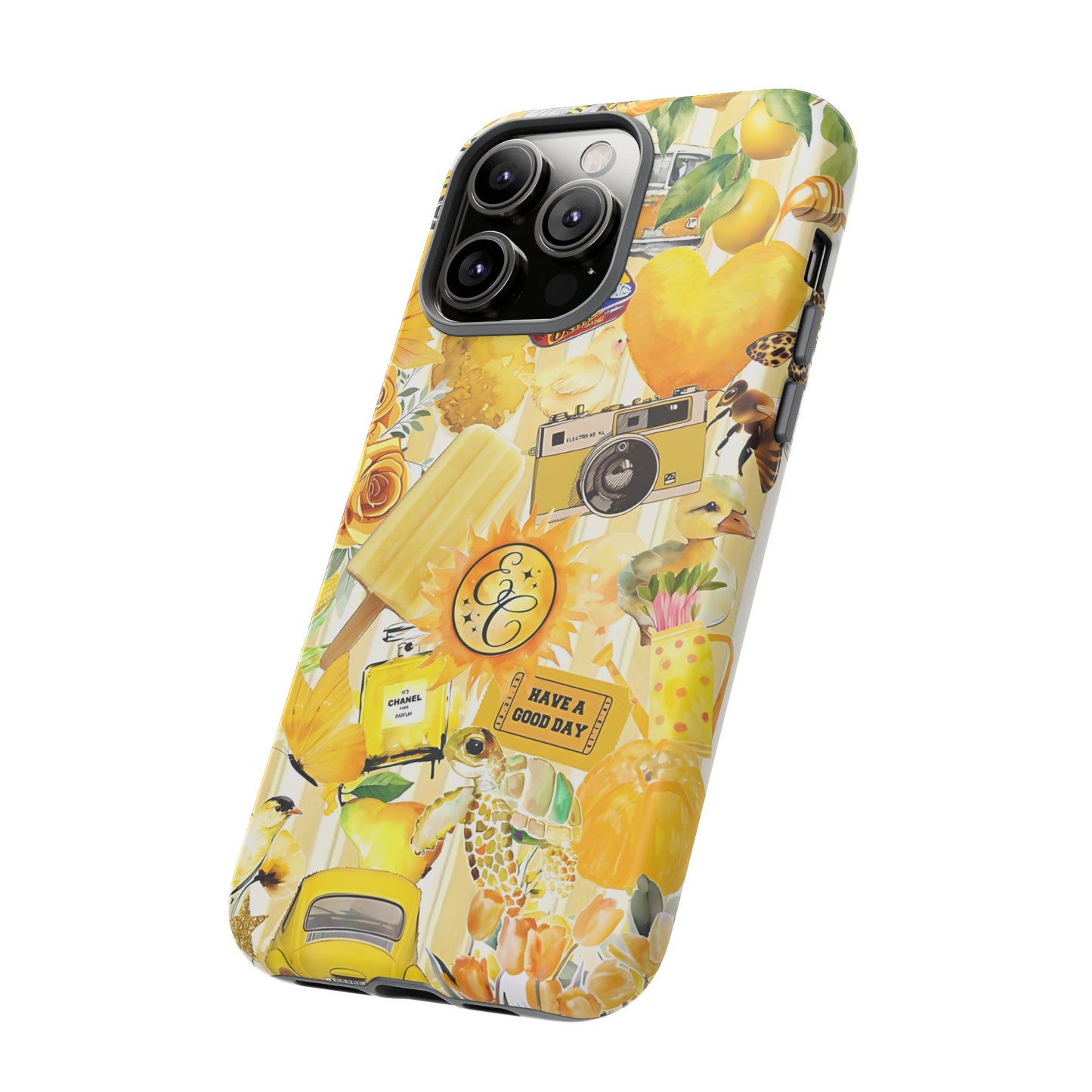 Yellow Aesthetic Collage Tough Phone Case