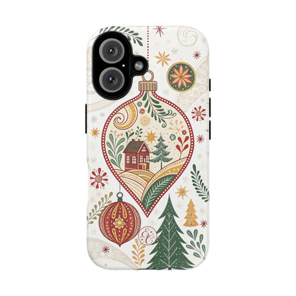 Cozy Christmas Ornament Tough Phone Case