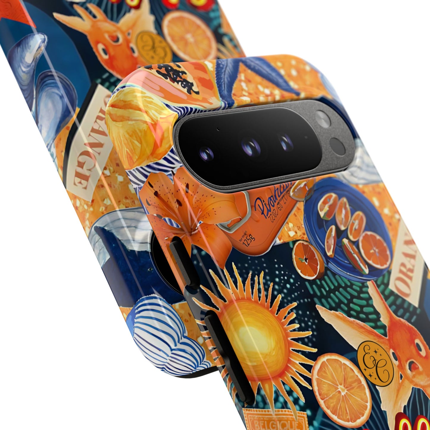 Nautical and Citrus Tough Phone Case