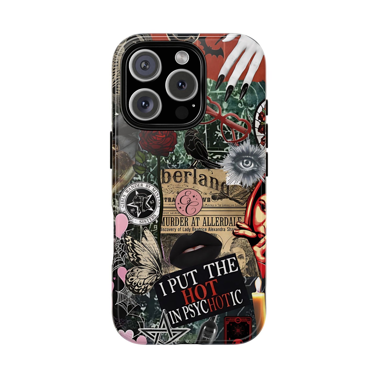 Gothic Collage Tough Phone Case