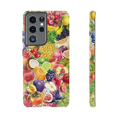 Colorful Fruits Collage Tough Phone Case