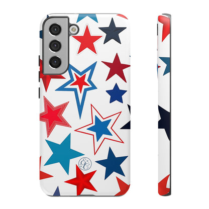 Patriotic Star Pattern Tough Phone Case