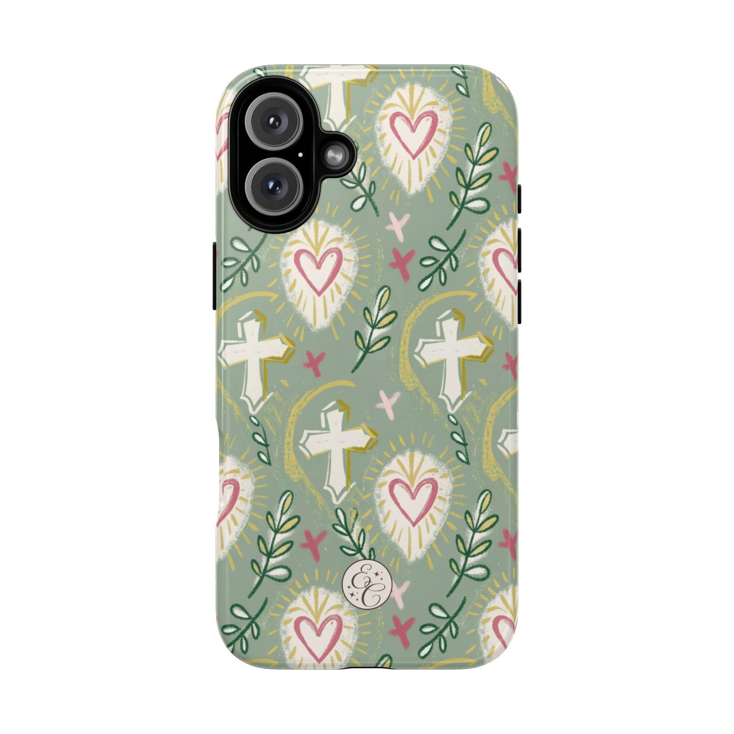 Christian Cross Boho Pattern Tough Phone Case