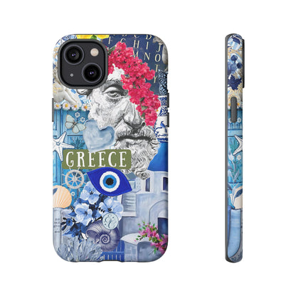 Greek Summer Collage Tough Phone Case