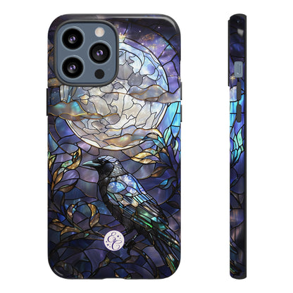 Stained Glass Raven Tough Phone Case