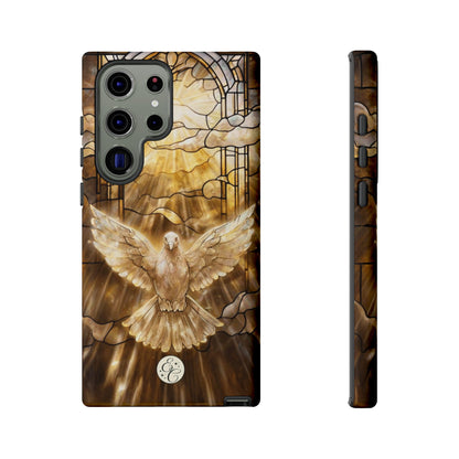 Holy Spirit Stained Glass Tough Phone Case