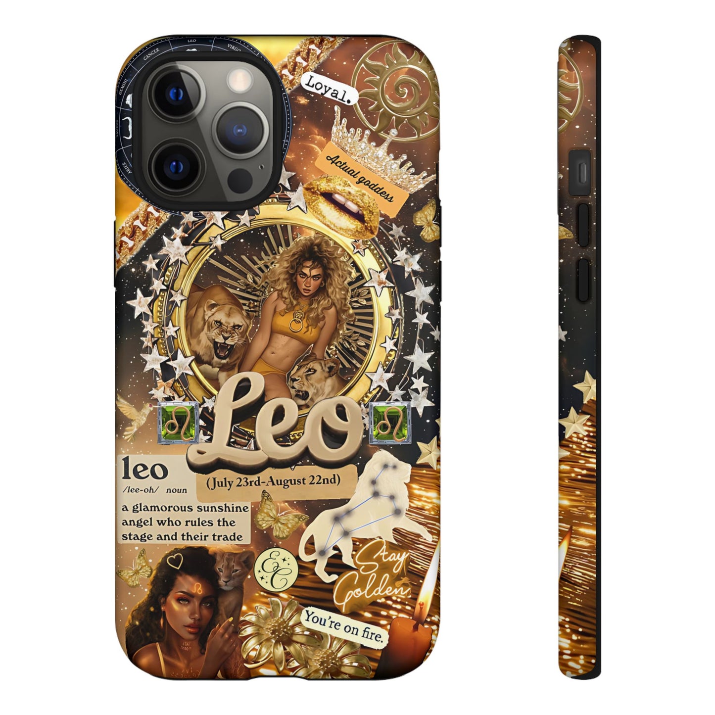 Leo Zodiac Sign Tough Phone Case