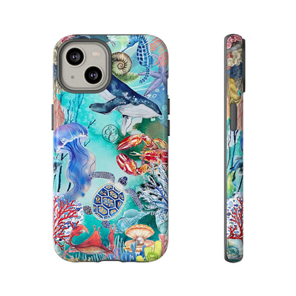 Ocean Wonders Collage Tough Phone Case