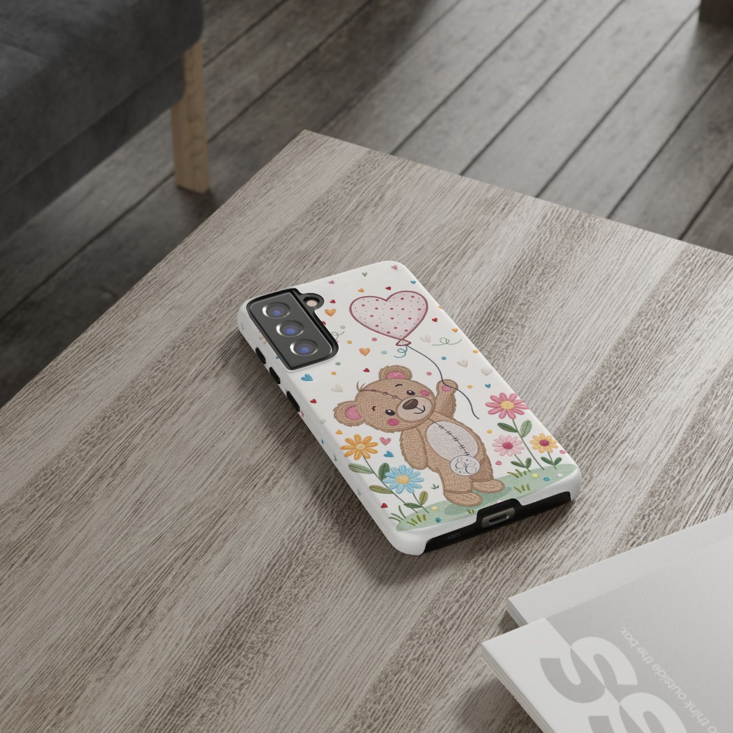 Cute Teddy Bear Tough Phone Case