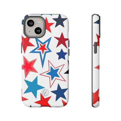 Patriotic Star Pattern Tough Phone Case