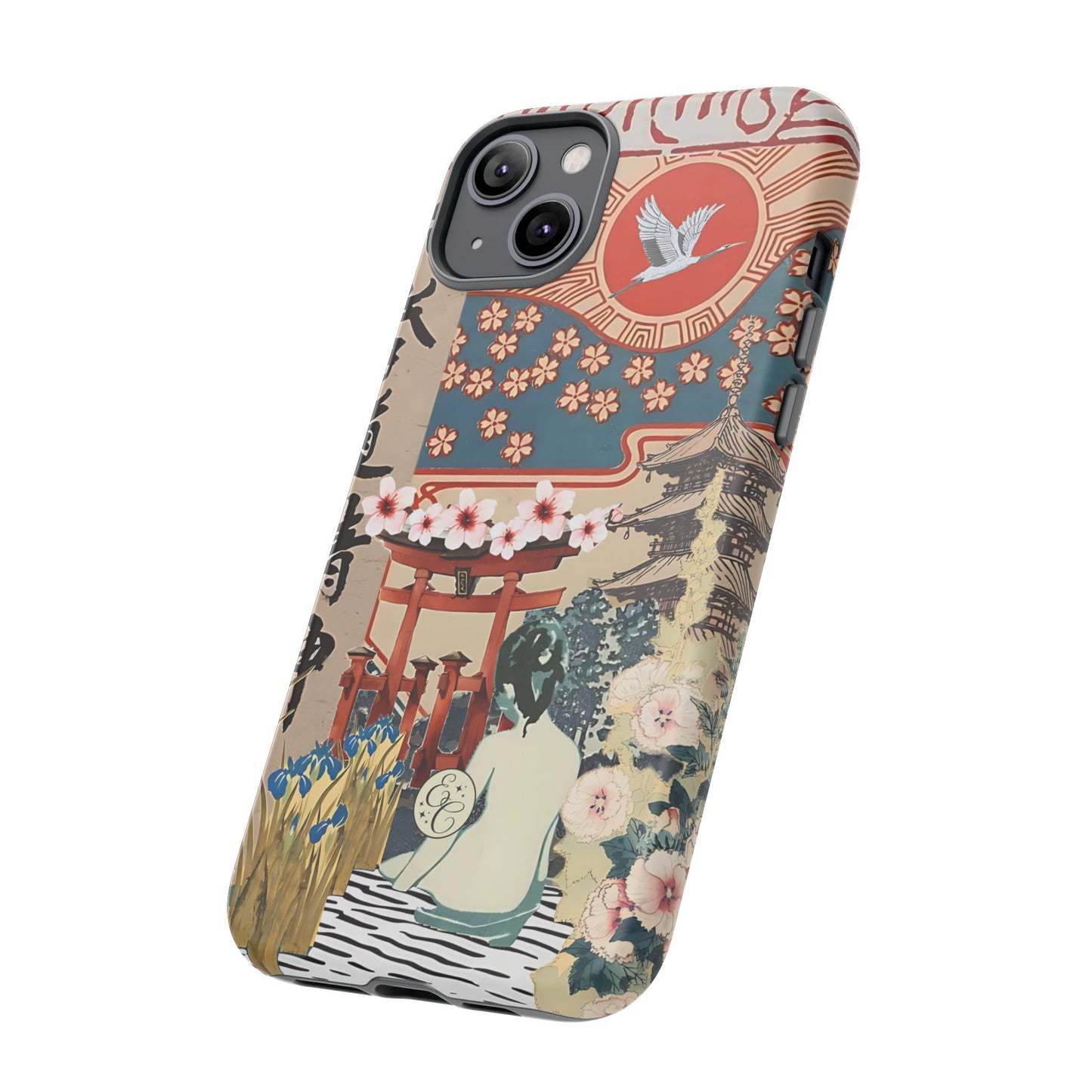 Japanese Style Art Tough Phone Case