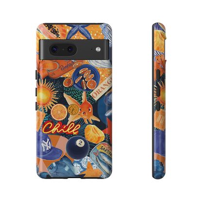 Nautical and Citrus Tough Phone Case